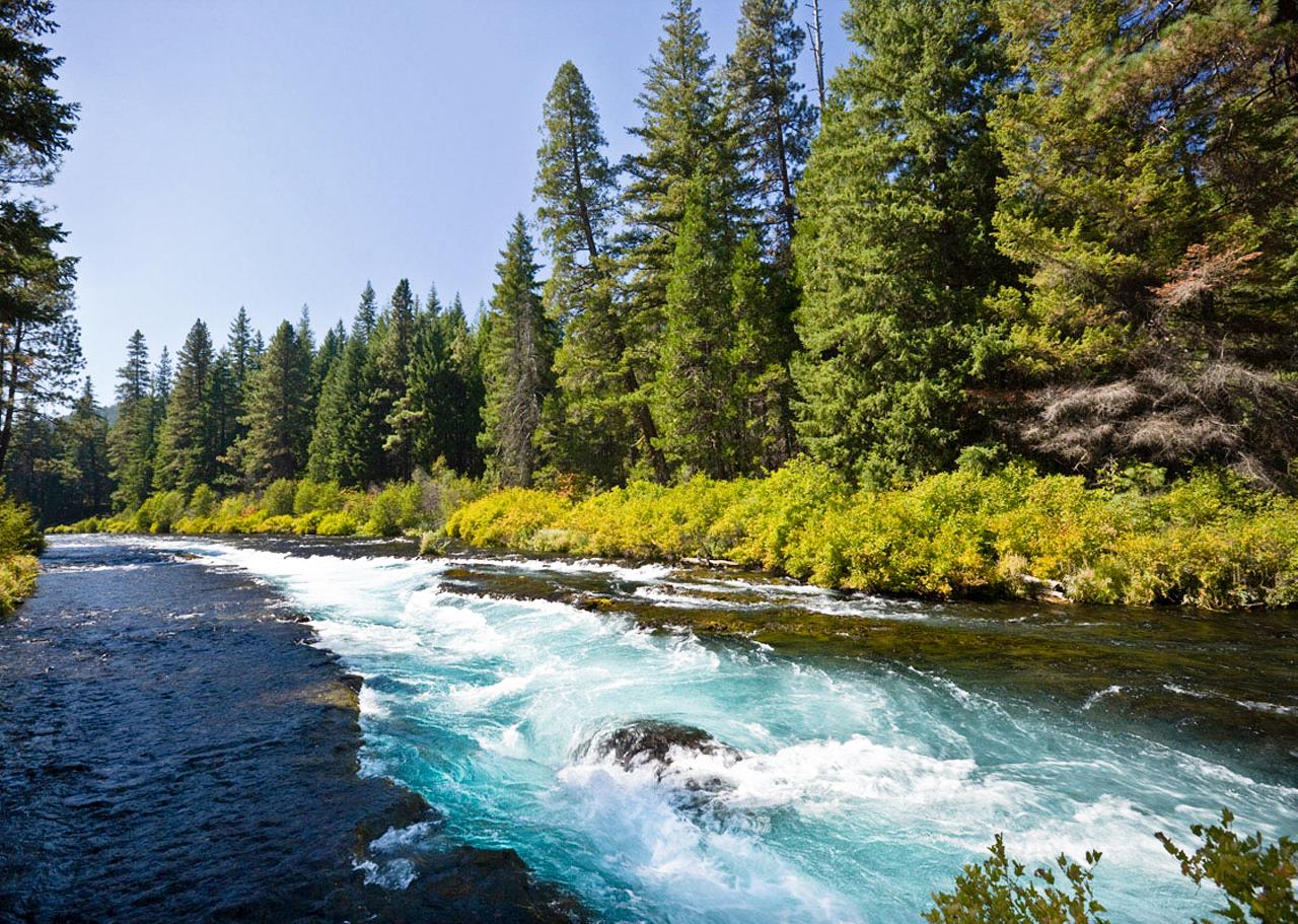 Wizard Falls - one of the many attractions near Cold Springs Resort in Camp Sherman, Oregon